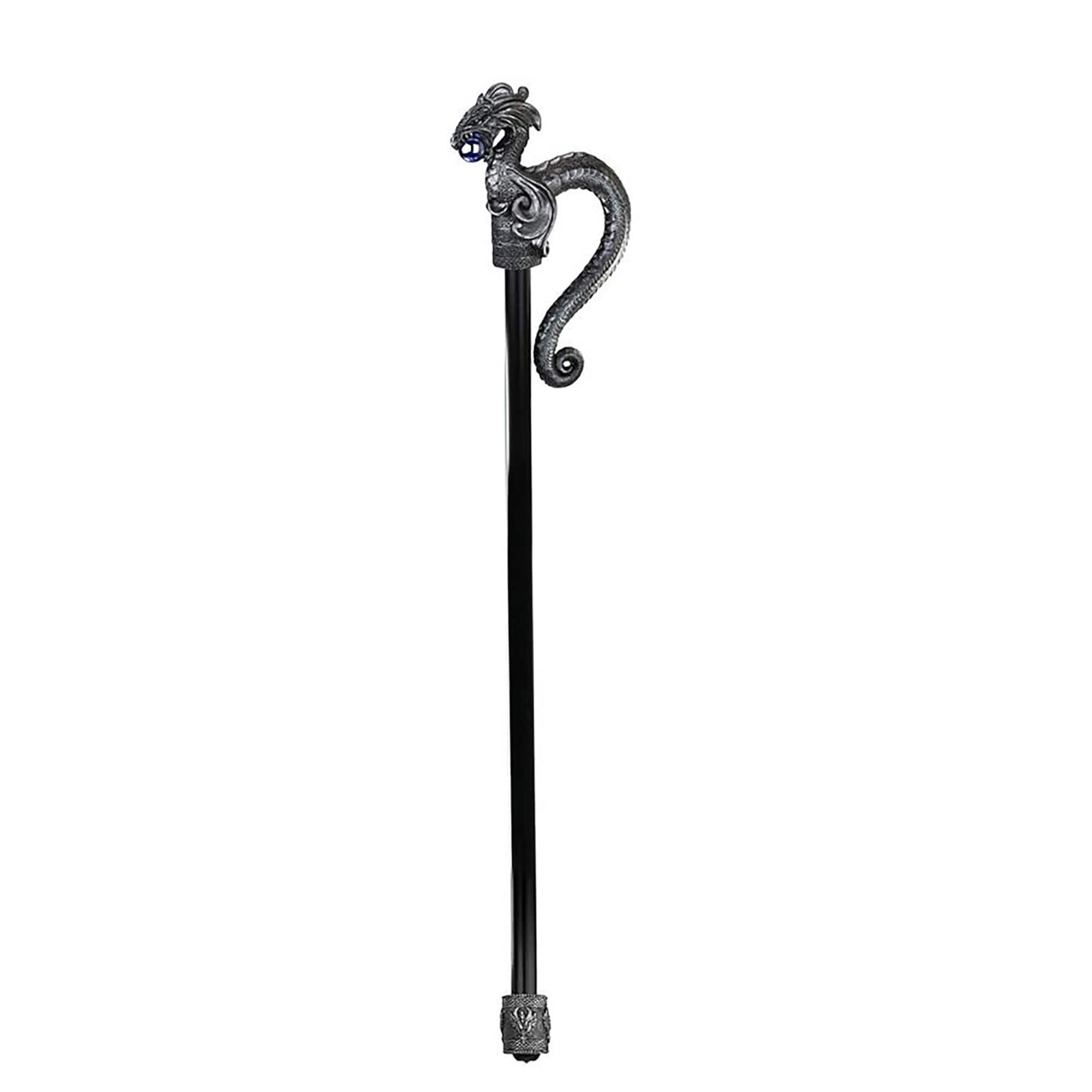 Design Toscano The Dragonsthorne Collection: Rampant Rogue Dragon Walking Stick